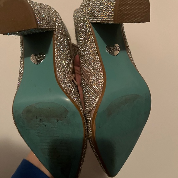Betsey Johnson Rhinestone Booties - Picture 3 of 6